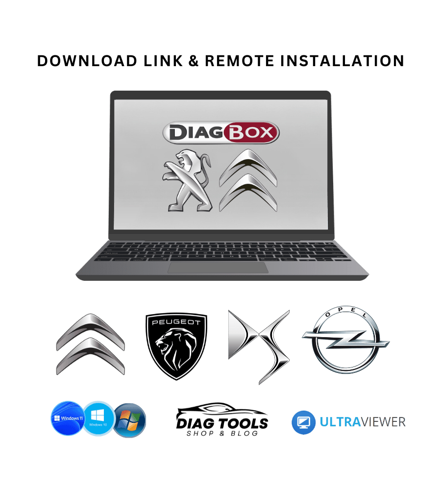 DiagBox Peugeot Citroen DS OPEL FREE remote installation and download