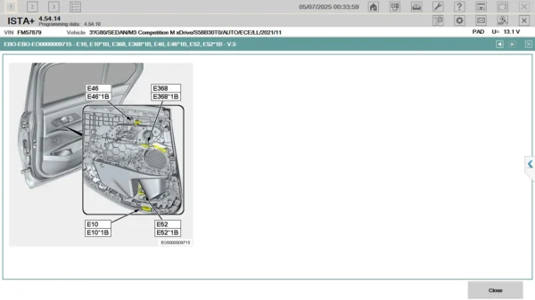BMW component location