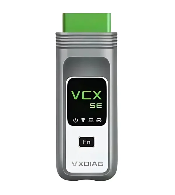 Professional ECU programming and diagnostic tool VXDIAG VCX SE in workshop setup